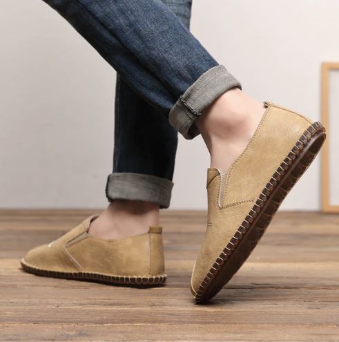 Herren Slipper PU Leder Warm Bequem - BerlinGlamour
