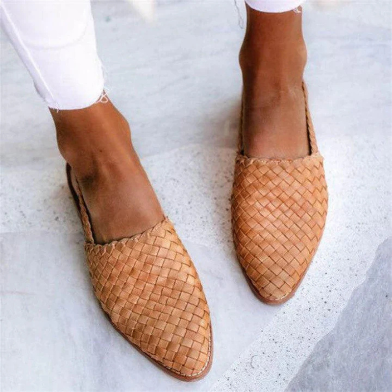 Damen Flache Schuhe Bequem Komfortabel