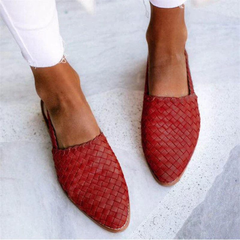 Damen Flache Schuhe Bequem Komfortabel