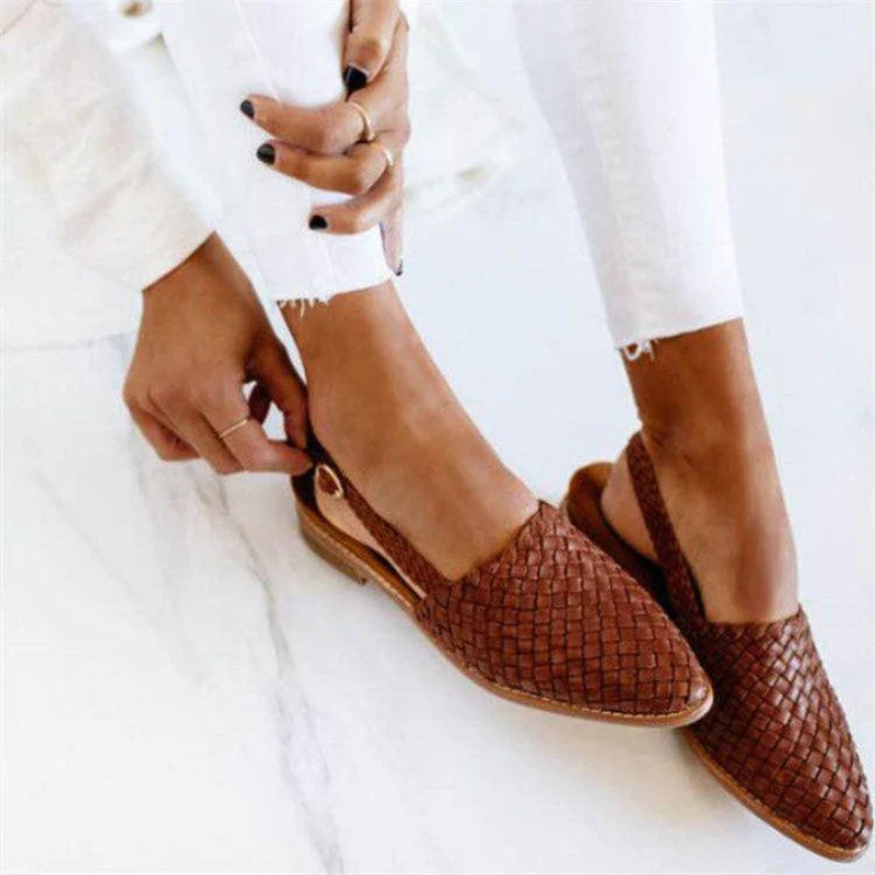 Damen Flache Schuhe Bequem Komfortabel - BerlinGlamour