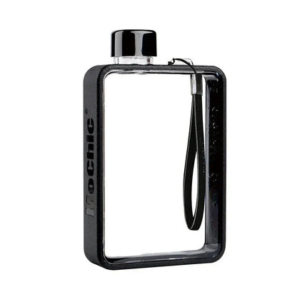 Wasserflasche Flach Transparent BPA-frei