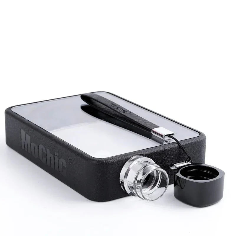 Wasserflasche Flach Transparent BPA-frei