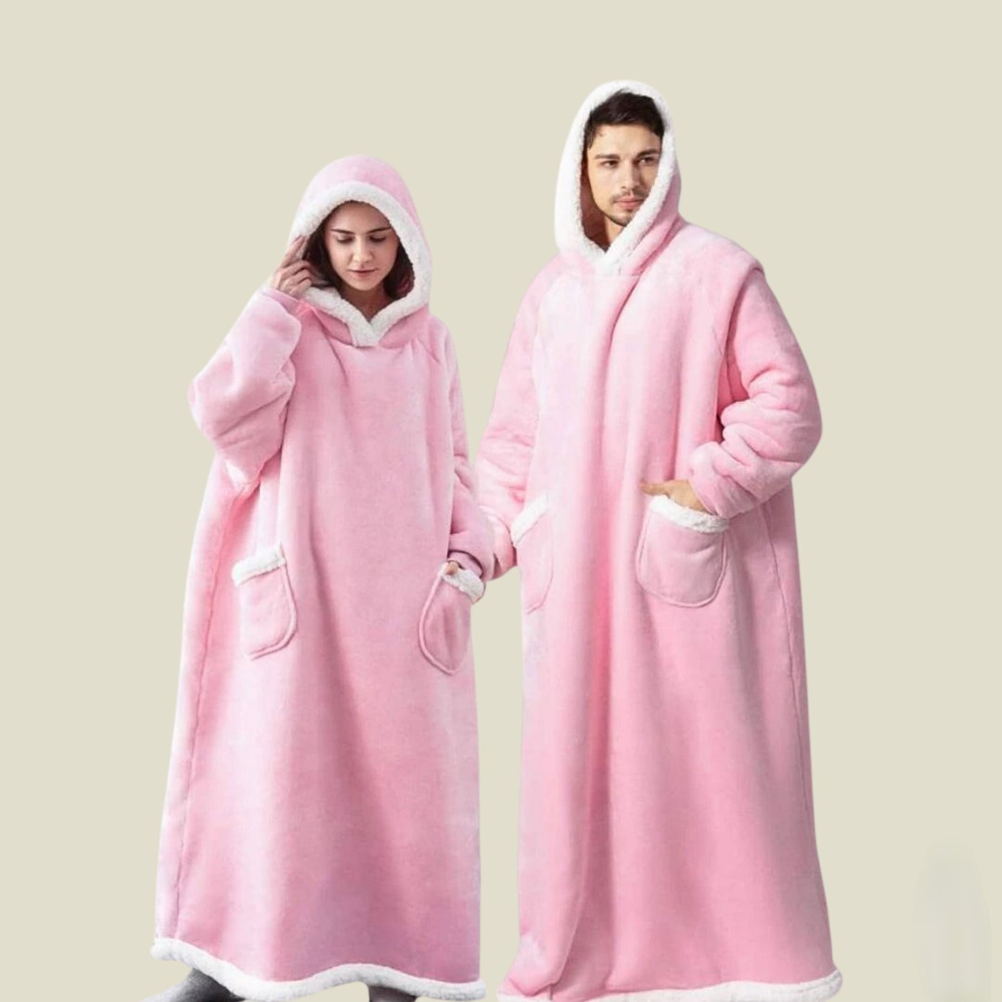 Kuschelige Kapuzendecke für Damen und Herren – Ray