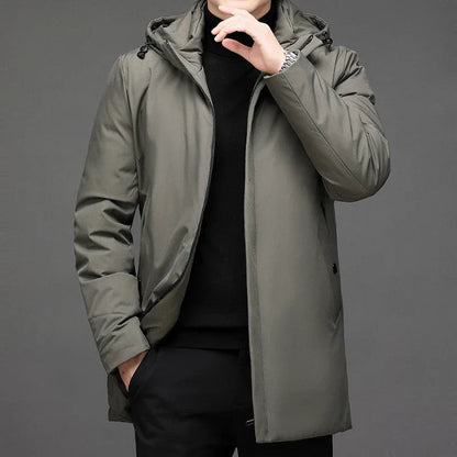 Herren Winterjacke Langarm Warm Isoliert