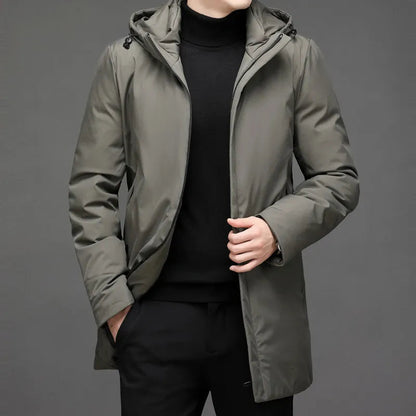 Herren Winterjacke Langarm Warm Isoliert