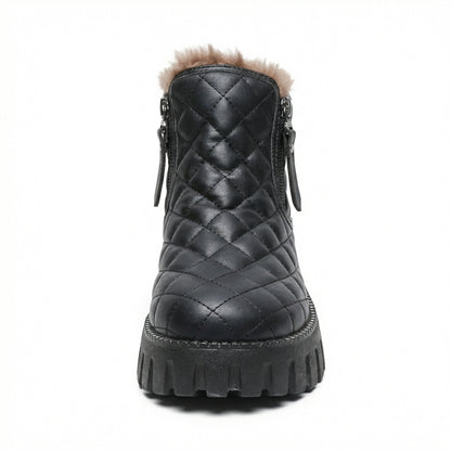 Damen Schneestiefel Orthopädisch Warm Winterstiefel