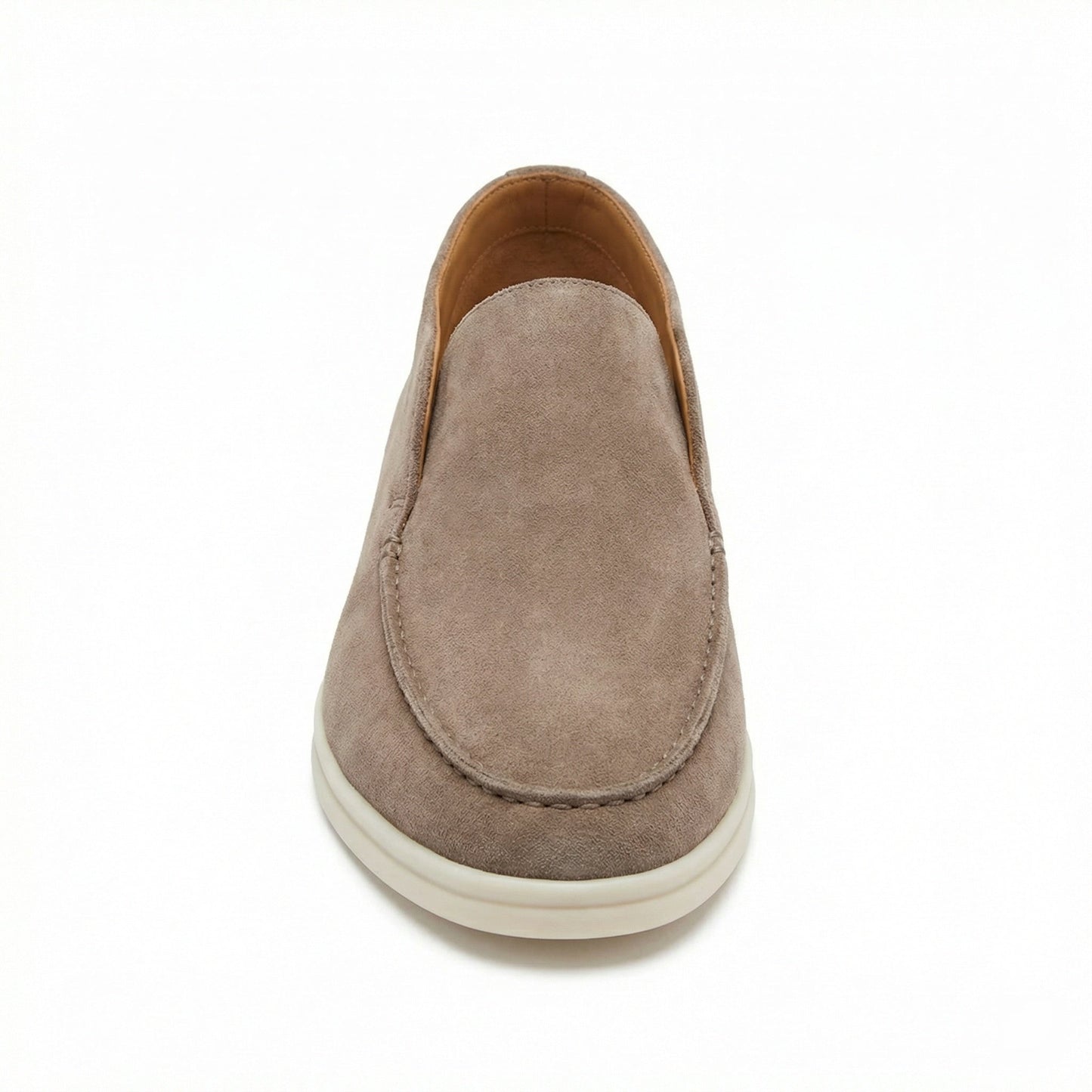 Herren Halbschuhe Stylisch Braun Lederschuhe