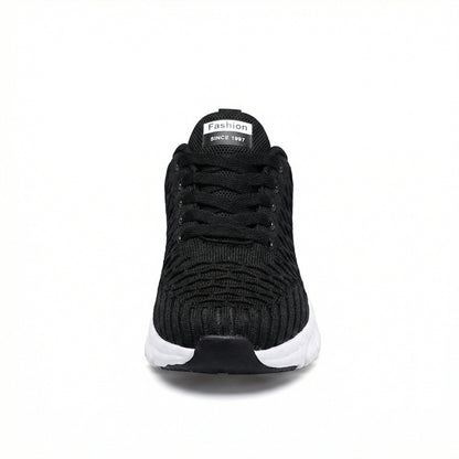 Strick Schuhe Atmungsaktiv Flexibel Damen Sneaker