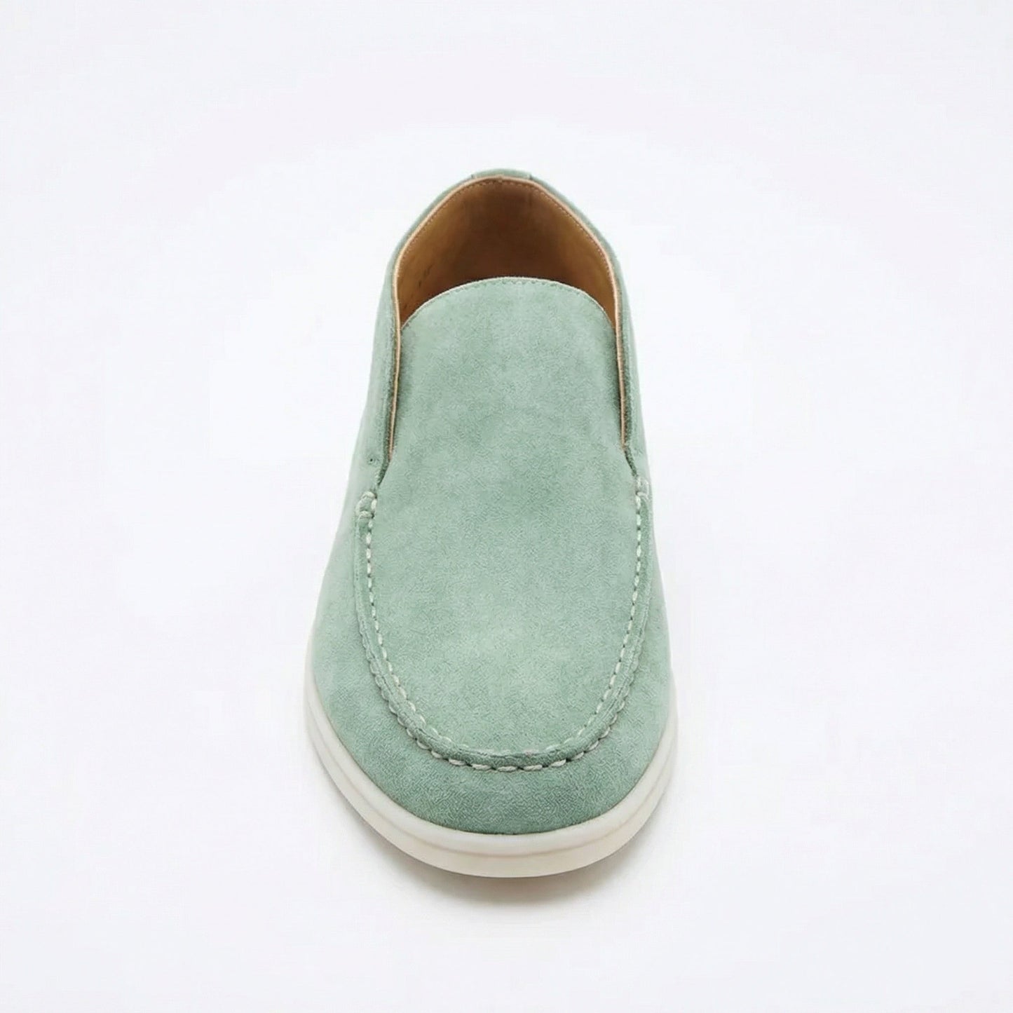 Herren Halbschuhe Stylisch Braun Lederschuhe