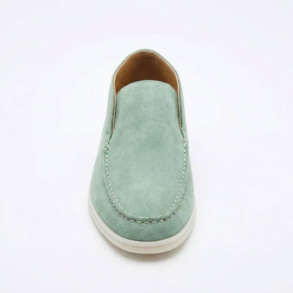 Herren Halbschuhe Stylisch Braun Lederschuhe