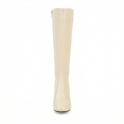 Damen Stiefel Warm Bequem Lang Schick