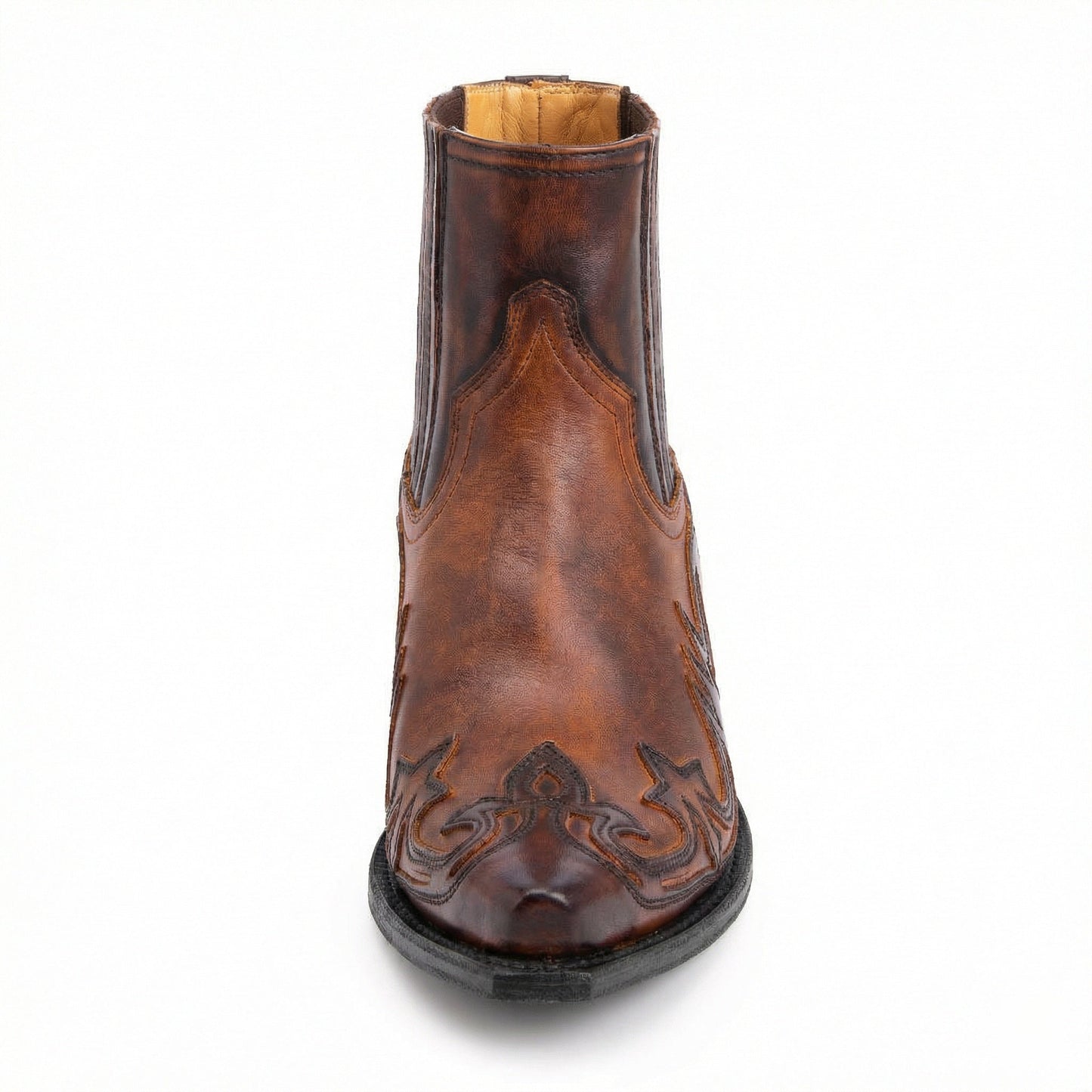 Cowboystiefel Damen Leder Stiefel Robust Westernstil