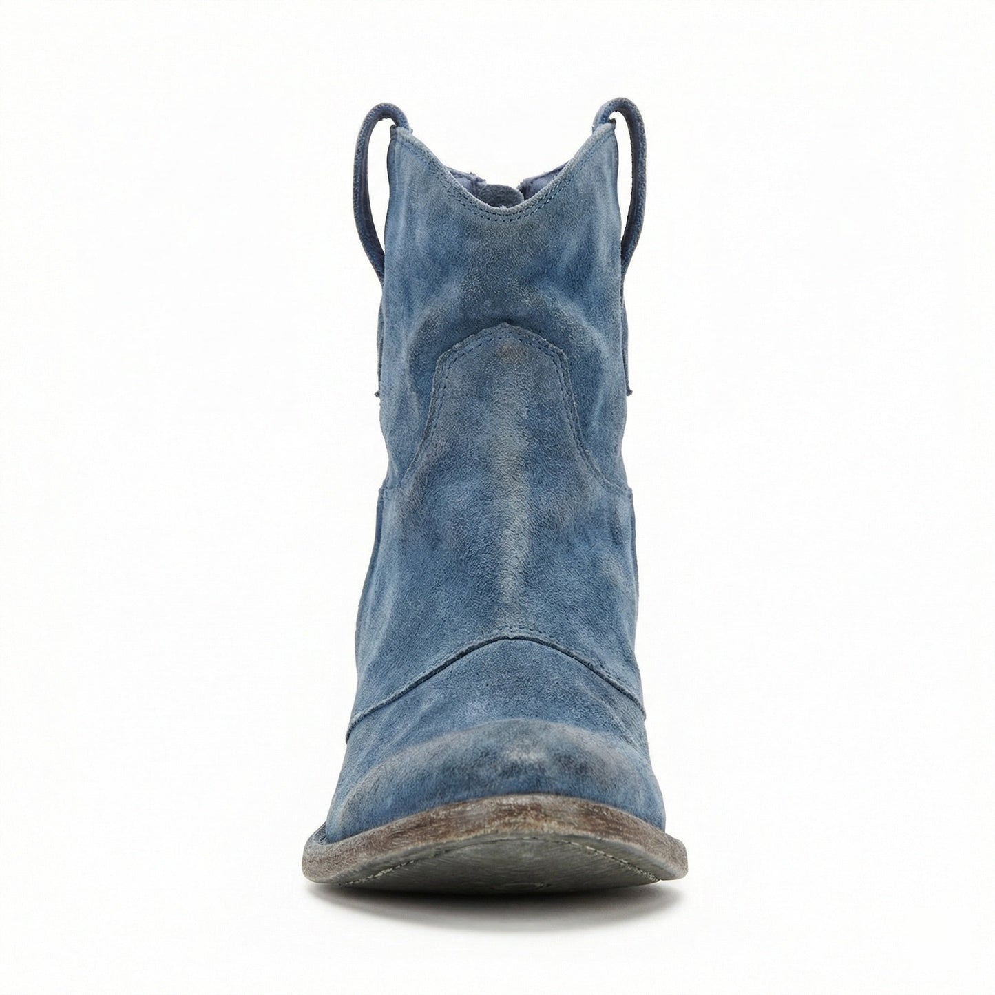 Western Stiefel Damen Kurz Wildleder Knöchelstiefel