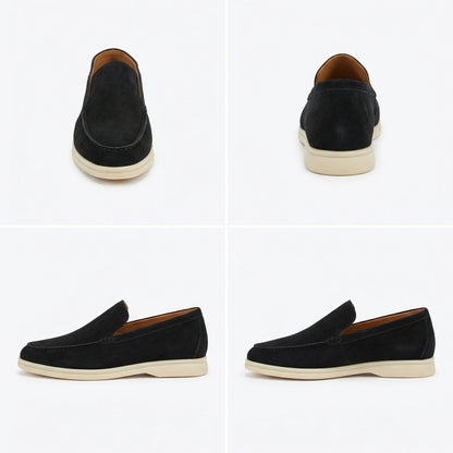 Herren Halbschuhe Stylisch Braun Lederschuhe