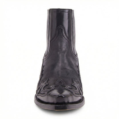 Cowboystiefel Damen Leder Stiefel Robust Westernstil