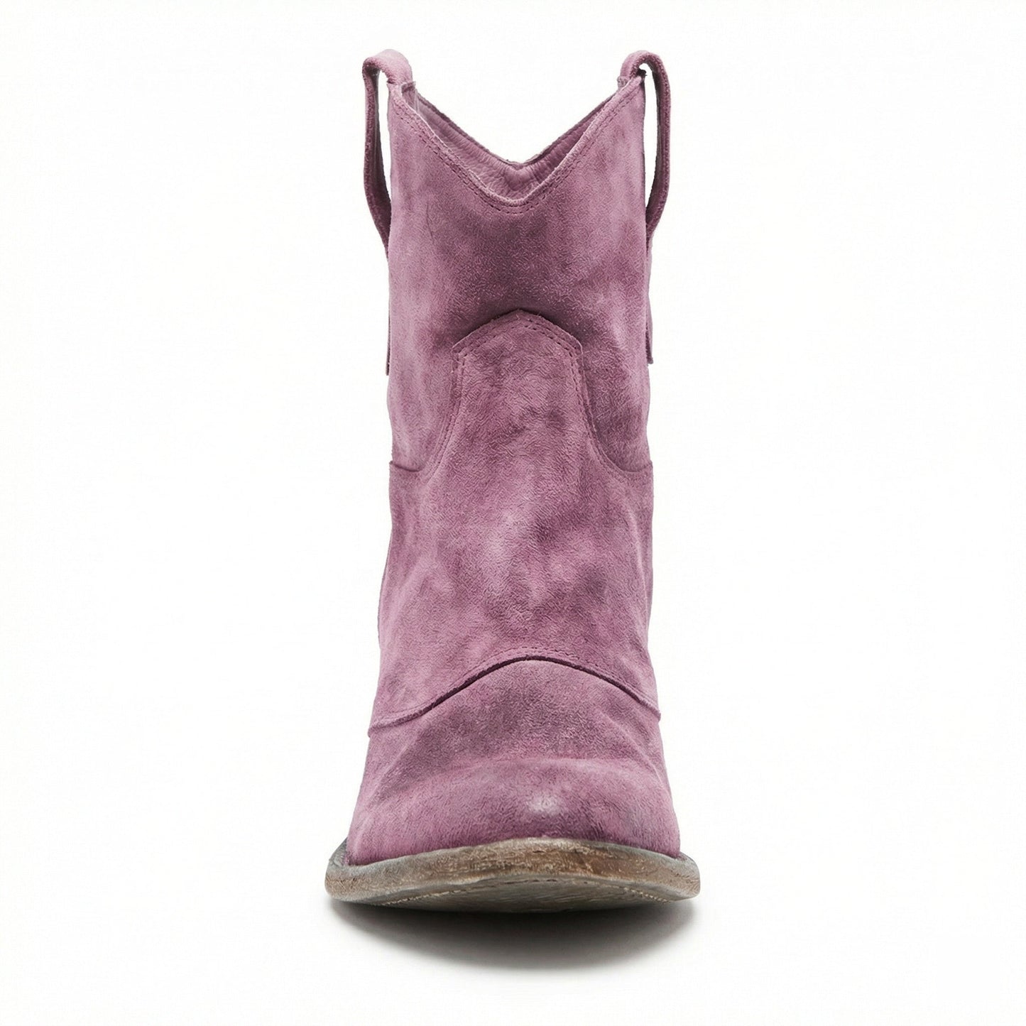 Western Stiefel Damen Kurz Wildleder Knöchelstiefel