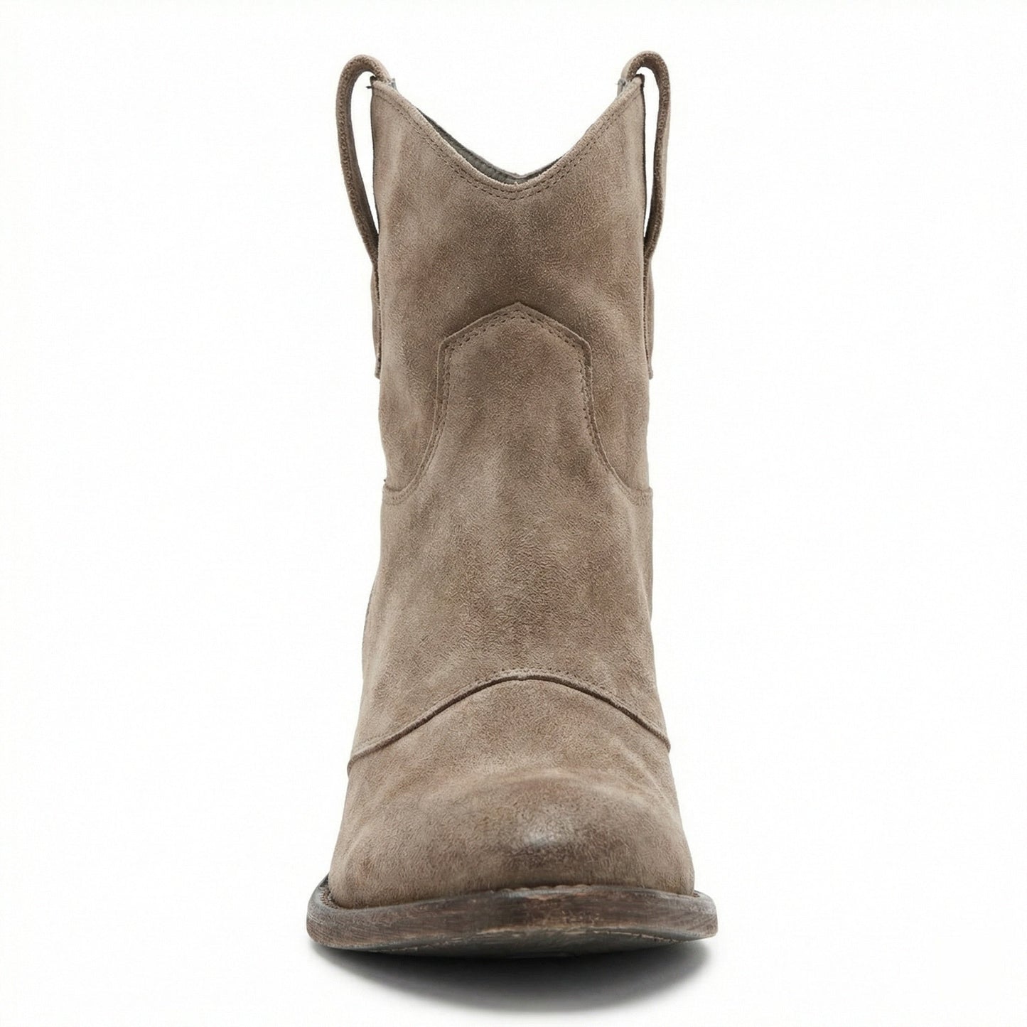 Western Stiefel Damen Kurz Wildleder Knöchelstiefel