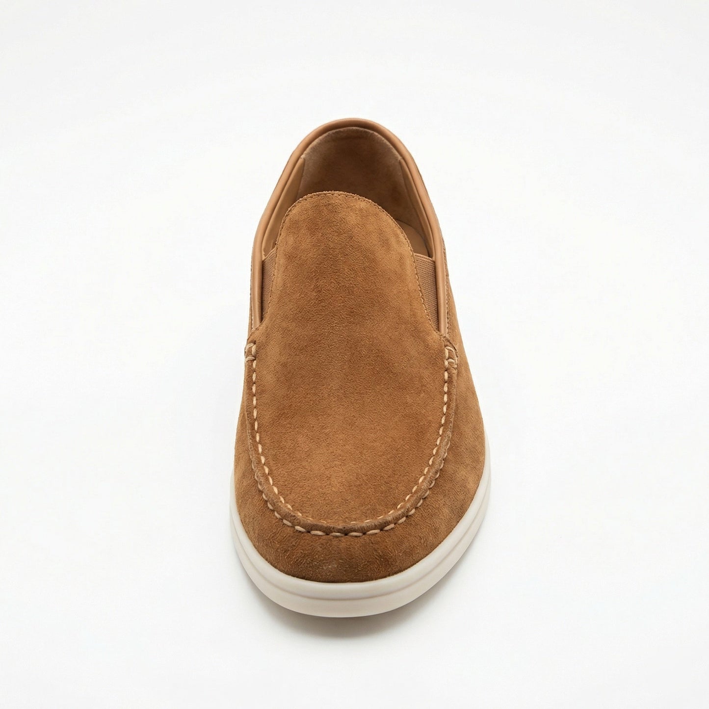 Herren Halbschuhe Stylisch Braun Lederschuhe