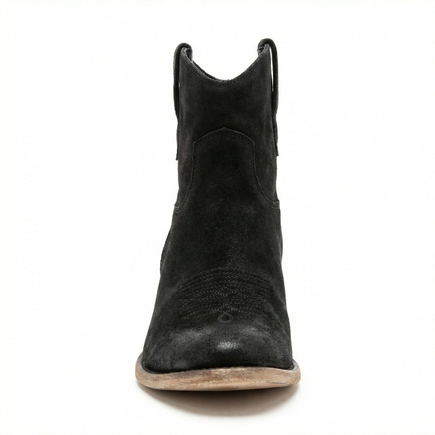 Western Stiefel Damen Kurz Wildleder Knöchelstiefel