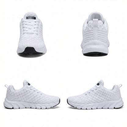 Strick Schuhe Atmungsaktiv Flexibel Damen Sneaker