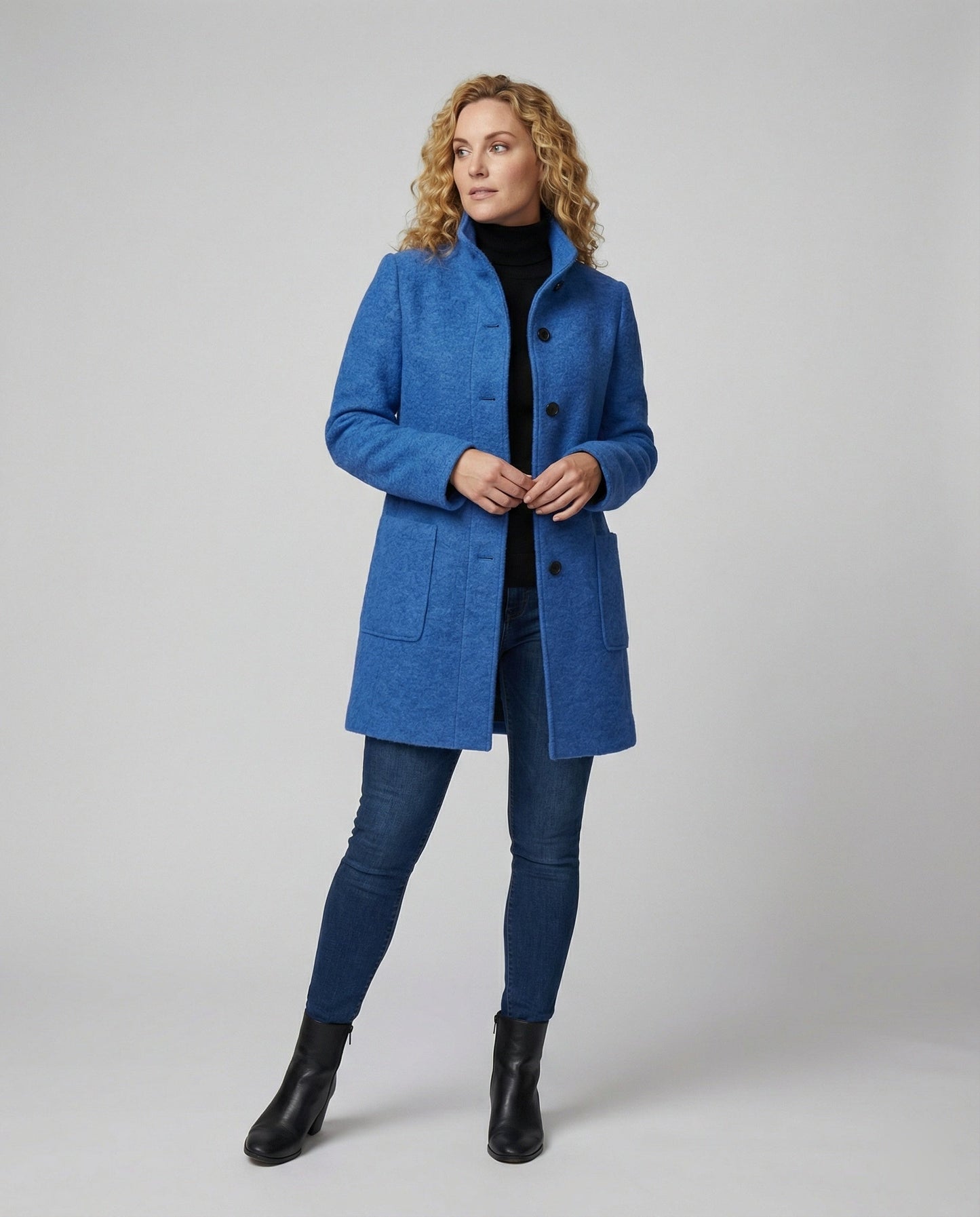 Elegante Wolljacke Warme Damenjacke Stilvoll