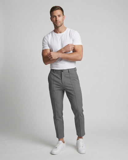 Herren Chino Hose Bequem Elegant Slimfit