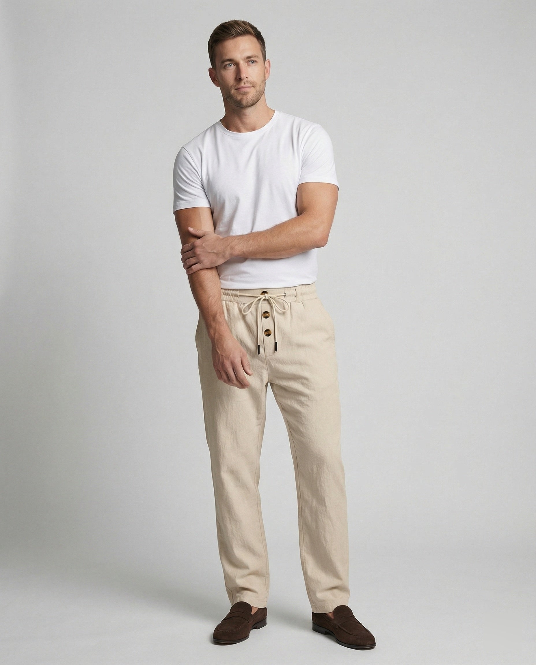 Herren Freizeithose Bequem Weit Luftig Comfort - BerlinGlamour