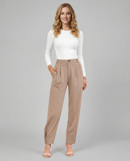 Damen Hose Elegant Weit Bequem