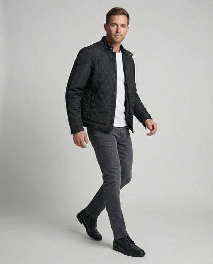 Moderner Karo Parka Jacke Herren