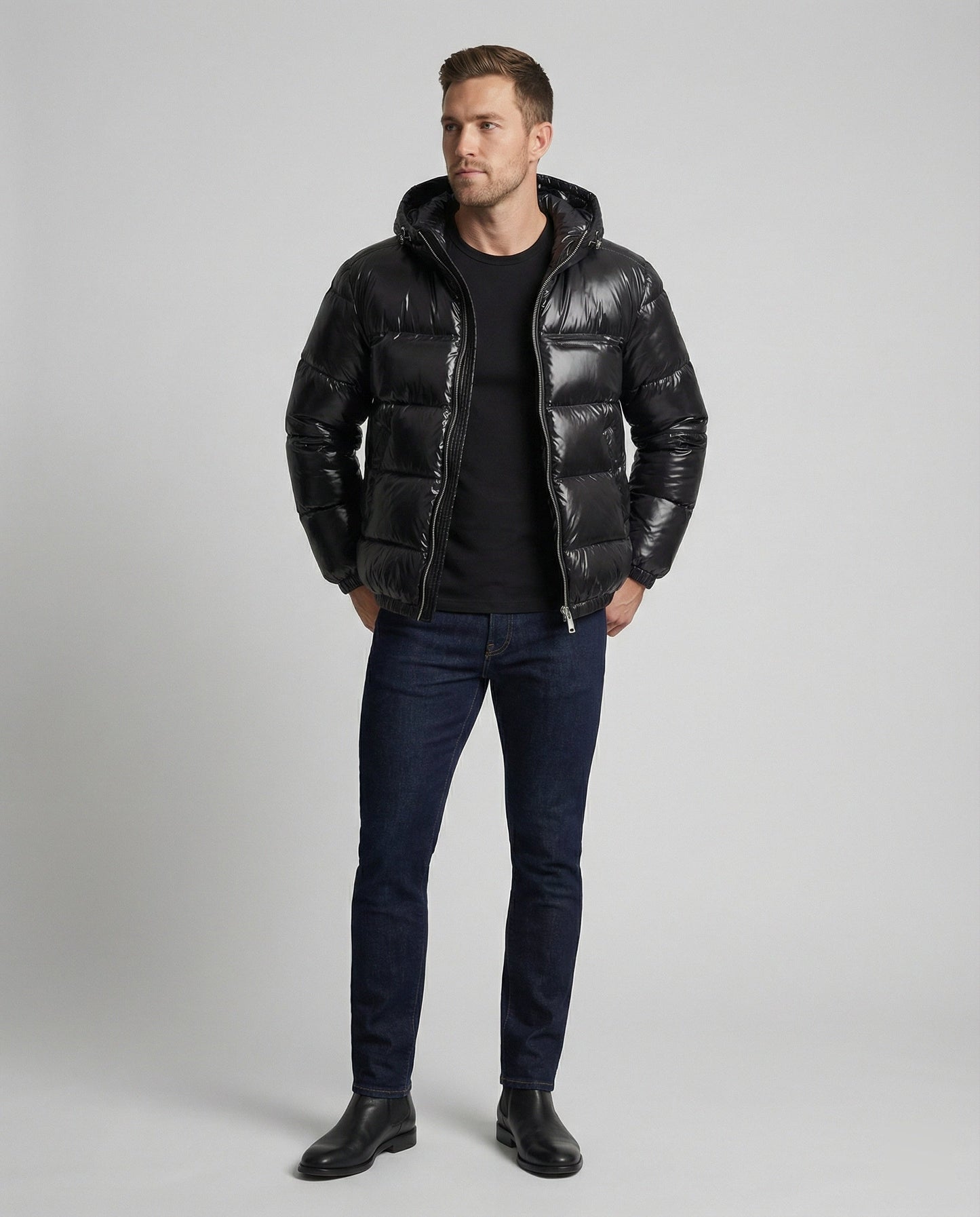 Unisex Daunenjacke Leicht Warm Isolierend