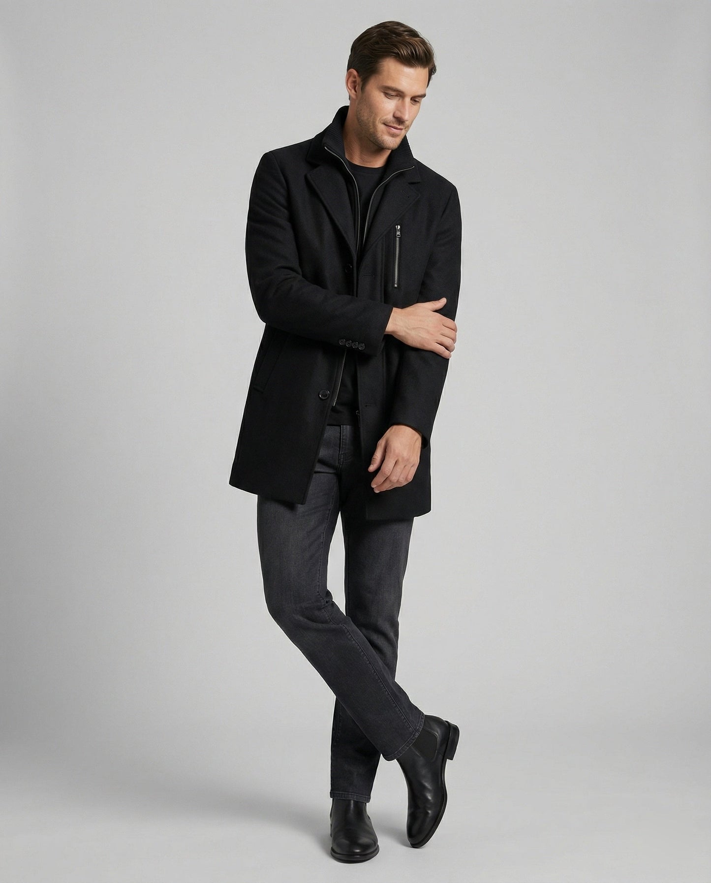 Herrenjacke Warm Isoliert Business Style