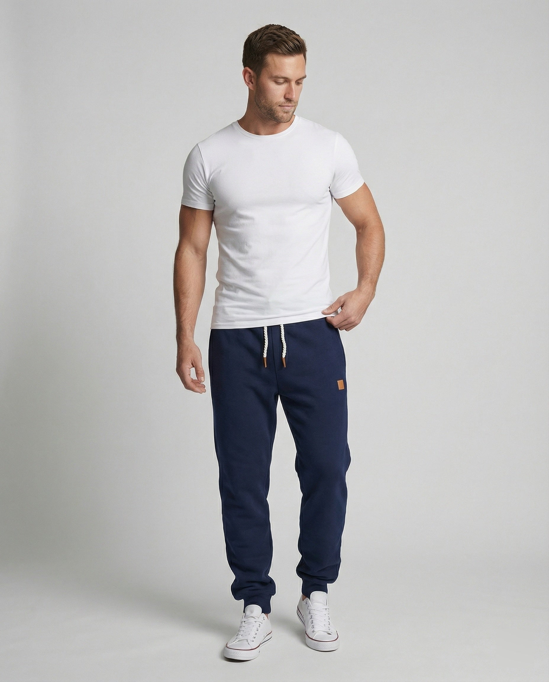 Herren Jogginghose Bequem Sportlich Stretch - BerlinGlamour