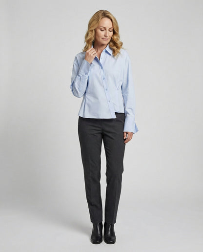 Damen Hemd Asymmetrisch Modern Trendy