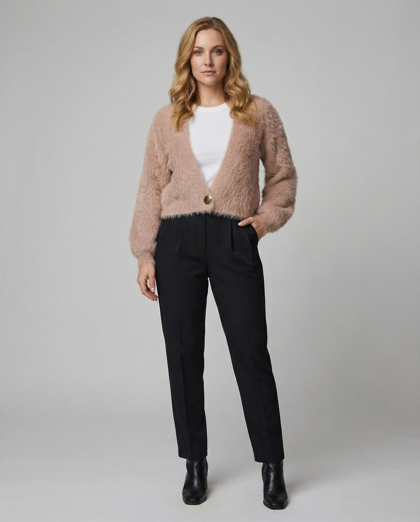 Weiche Strickjacke Damen Oversized Flauschig