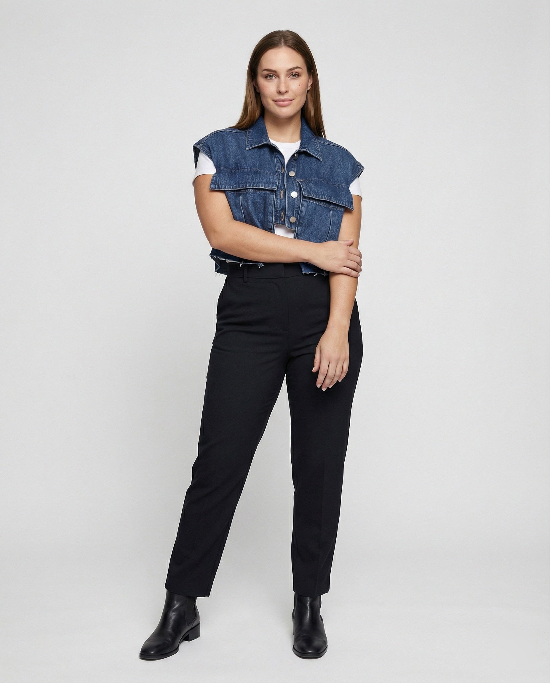 Damen Utility-Jacke Lässig Mit Großen Taschen - BerlinGlamour