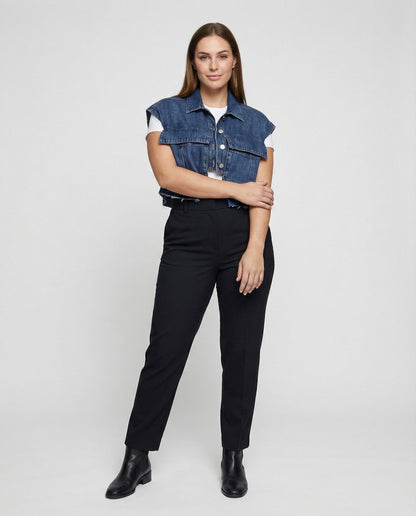 Damen Utility-Jacke Lässig Mit Großen Taschen - BerlinGlamour