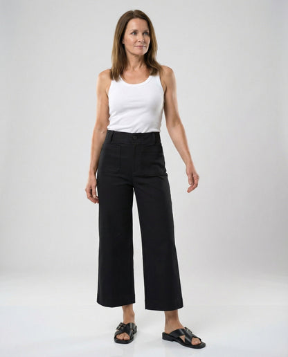 Damenhose Bequem Weite Hose mit modischem Schnitt