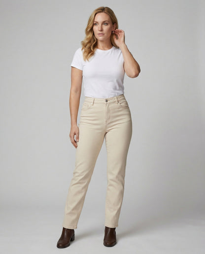 Schmale Damen Stoffhose Elegant Slim Fit