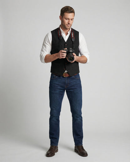 Herrenweste Modern Slim Fit Modisch