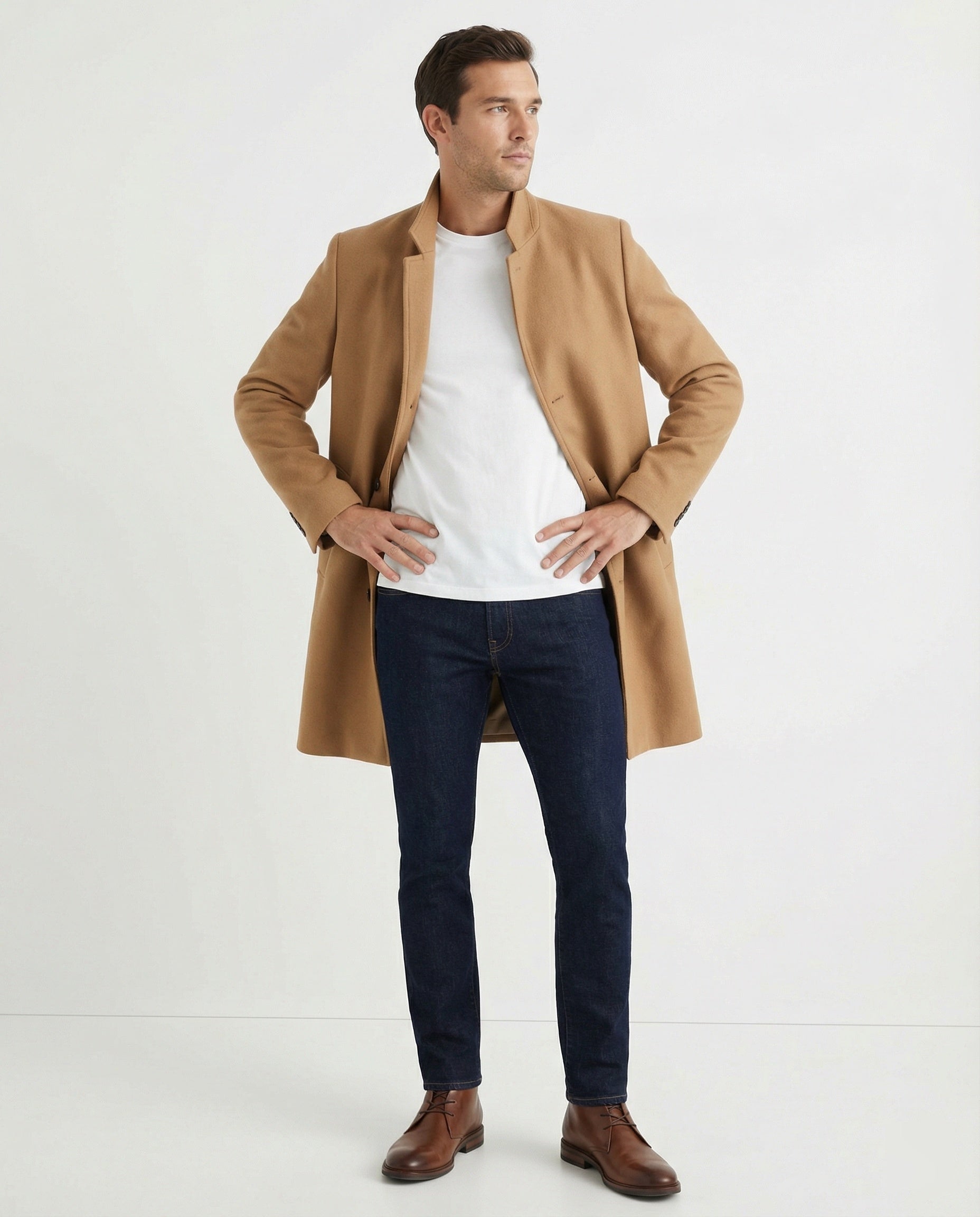 Herren Übergangsjacke Frühjahr Mit Knöpfen Modern - BerlinGlamour