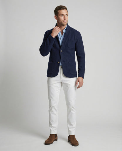 Herren Strickjacke Elegant Modern Slim Fit