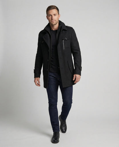 Herren Mantel Zweiteiler Warm Isoliert Winter