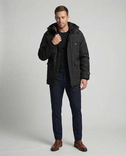 Herrenjacke Wasserdicht Isoliert Warm