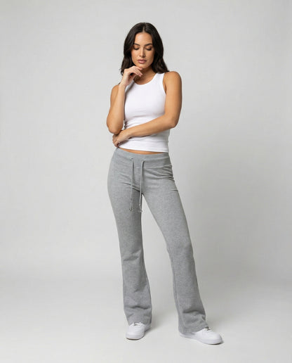 Damen Sweatpants Hochtailliert Bequem