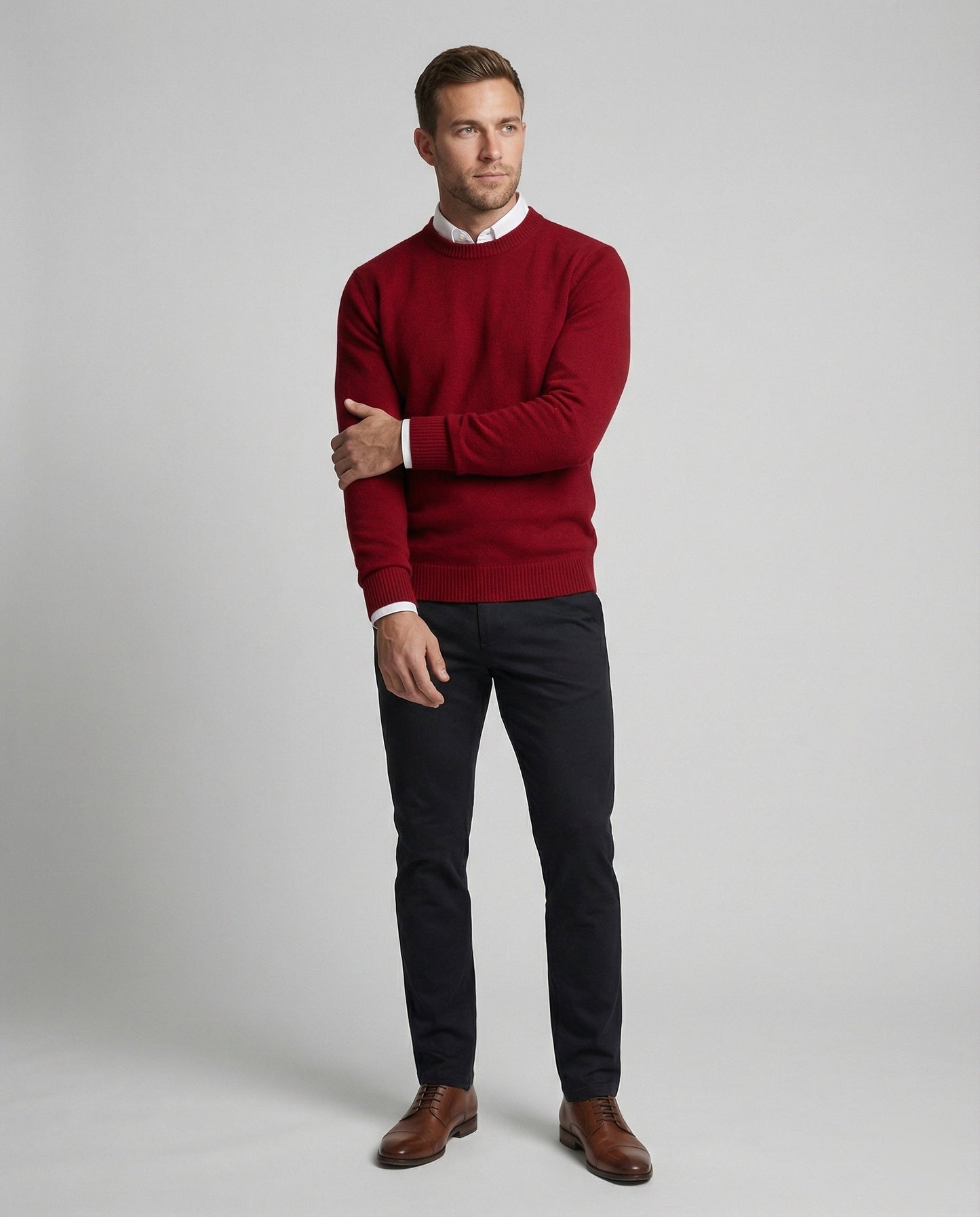 Luxuriöser Herrenpullover aus Cashmere Soft - BerlinGlamour