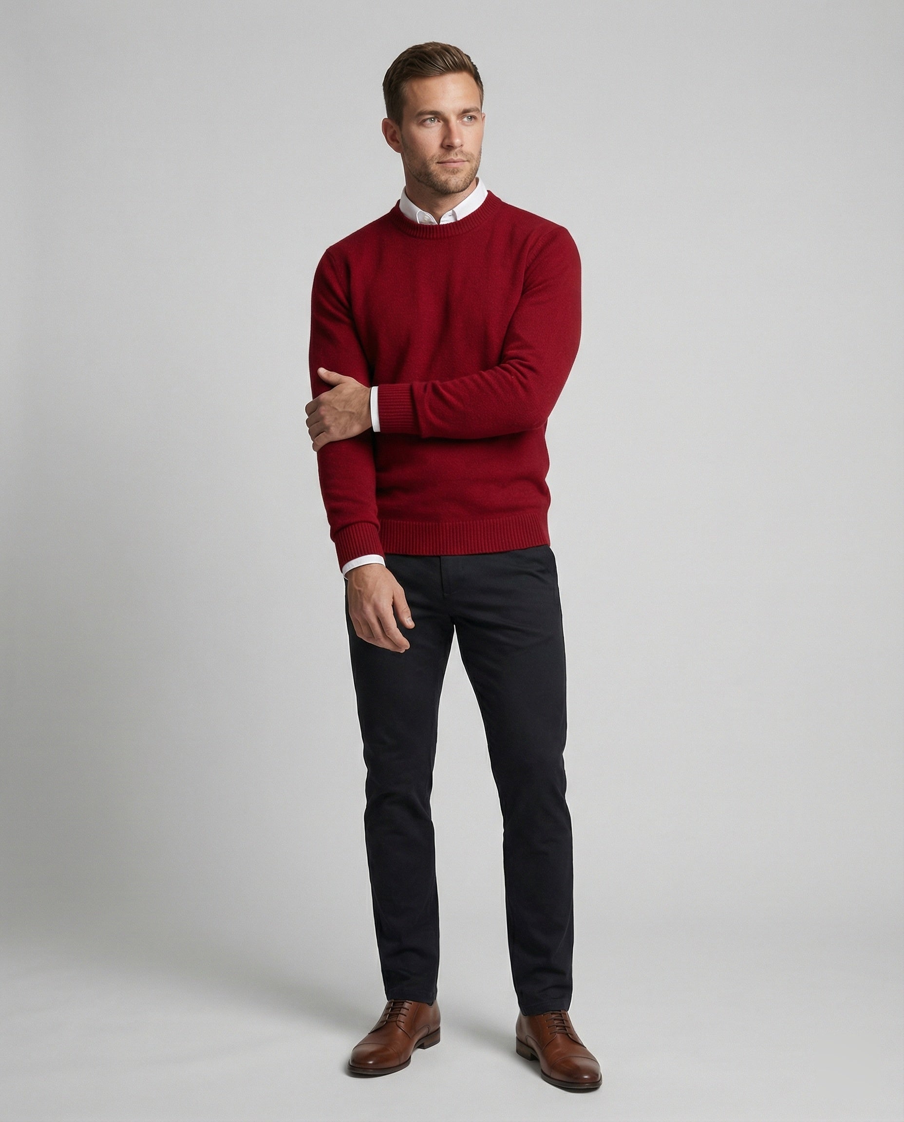 Luxuriöser Herrenpullover aus Cashmere Soft - BerlinGlamour