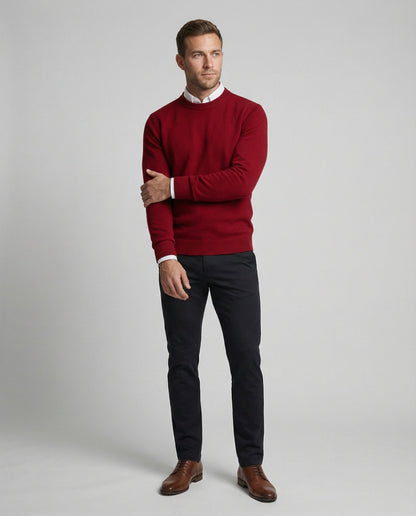 Luxuriöser Herrenpullover aus Cashmere Soft - BerlinGlamour