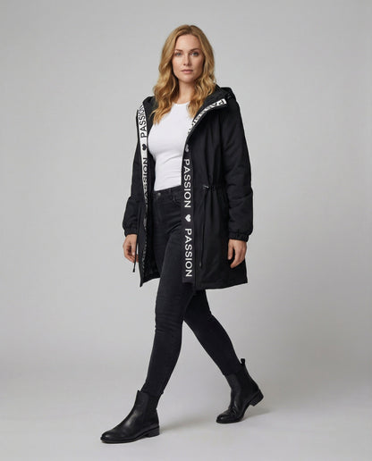 Lederjacke Lässig Reißverschluss Modern
