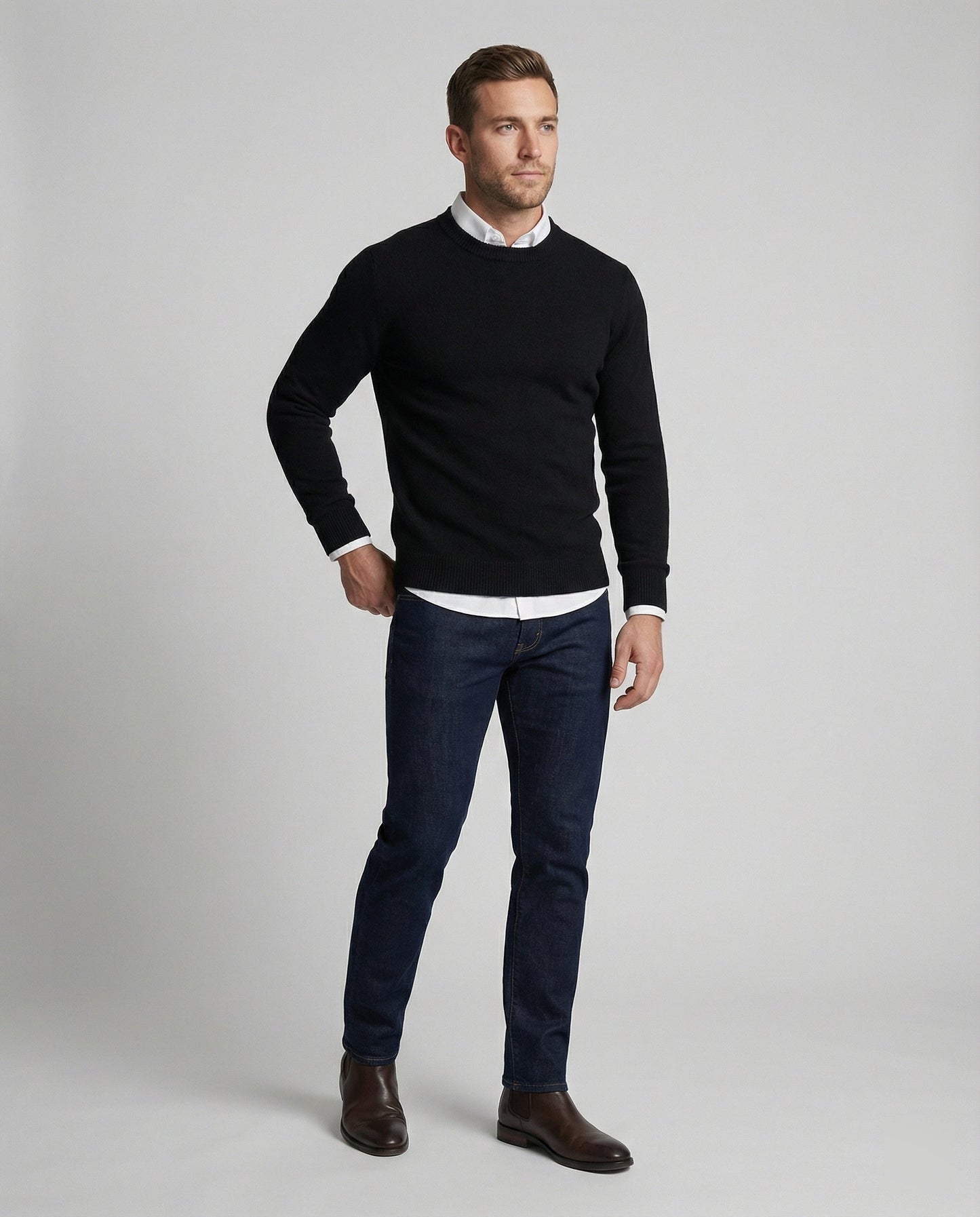 Kaschmirpullover Damen Weich Warm Herbst
