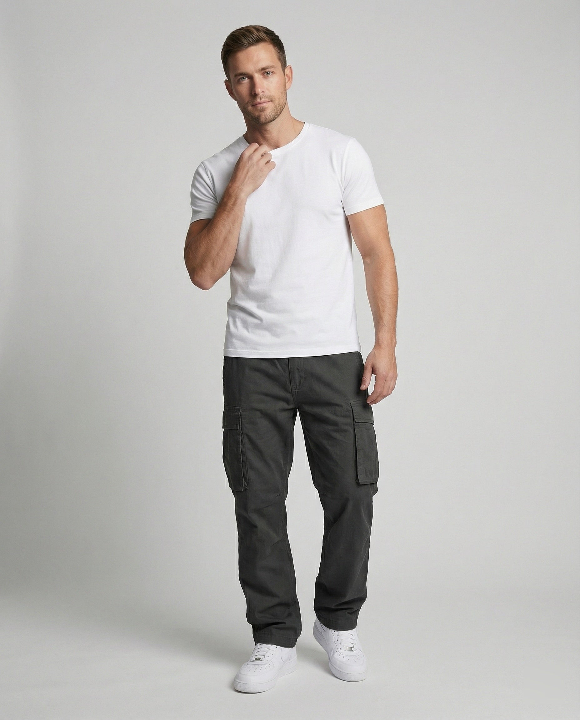 Elastische Herren Cargohose Sommer Bequem - BerlinGlamour